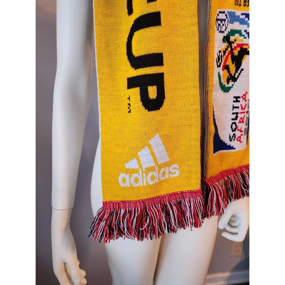 Adidas 2010 WORLD CUP SOUTH AFRICA Fifa TEAM SOCCER FUTBOL FAN KNIT Fringe SCARF
